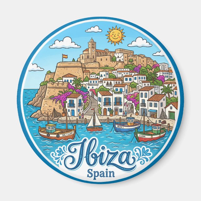 Aimant Ibiza Espagne (Devant)