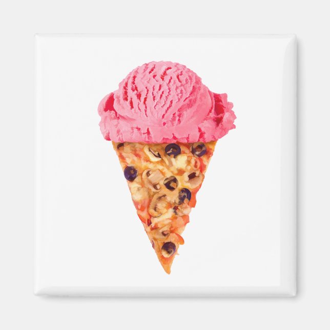 Aimant Ice Cream Pizza (Devant)