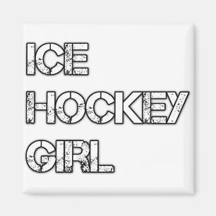 Aimant Ice hokey girl