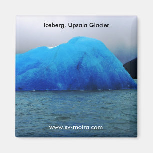 Aimant Iceberg, glacier d'Upsala, Lago Argentine