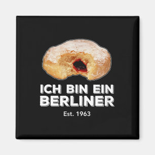 Aimant Ich Bin Ein Berliner Discours Jelly Donut Wall Col