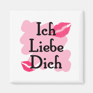 Aimant Ich Liebe Dich - Allemand Je vous aime