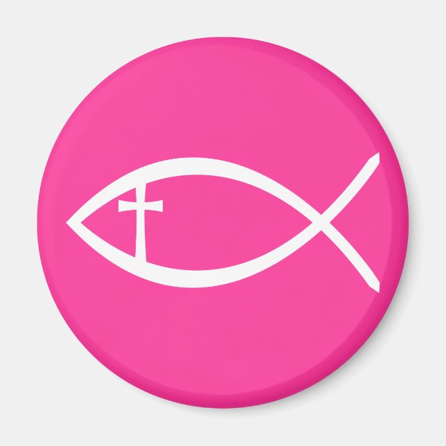 Aimant Ichthus Christian Fish (Devant)
