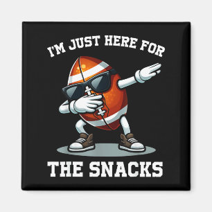 Aimant Ici pour les snacks de football américain drôles f