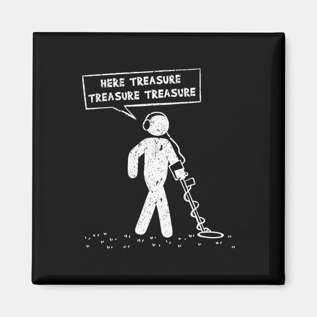 Aimant Ici Treasure Metal Detector Probe Sundler Sondels (Devant)