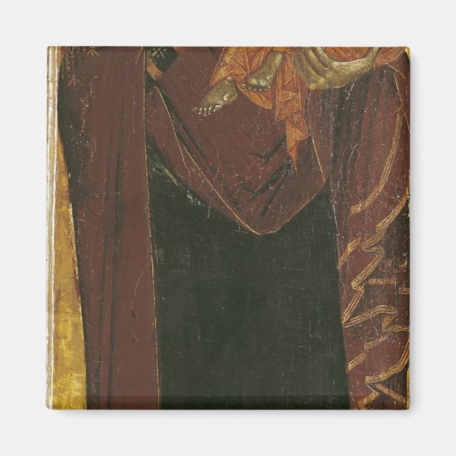 Aimant Icône connue sous le nom de 'Vierge de Tsar Dushan (Devant)