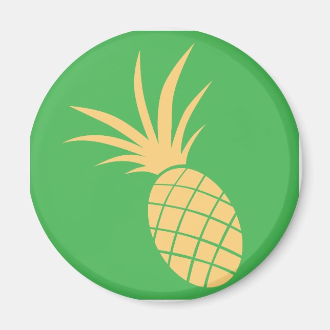 Aimant Icône de fruits d'ananas (Devant)