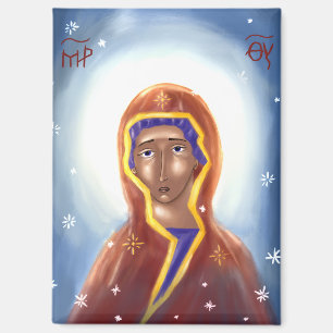 Aimant Icône de la Mère de Dieu