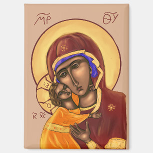 Aimant Icône de la Mère de Dieu