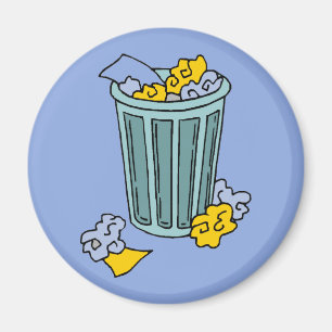 Aimant Icône de poubelle