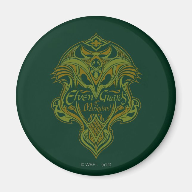 Aimant Icône des gardes elfes de Mirkwood Shield (Devant)