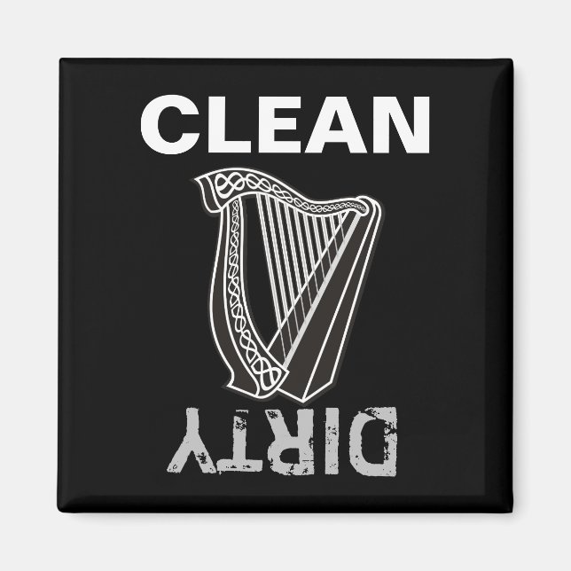 Aimant Icône Harpe (Devant)