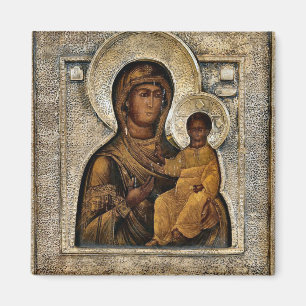 Aimant Icône orthodoxe Theotokos et Christ Child