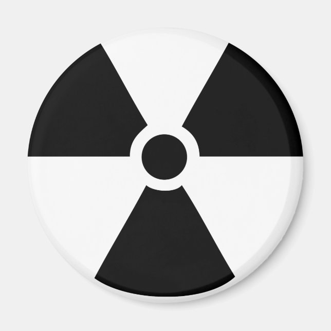 Aimant icône radioactive (Devant)
