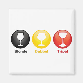Aimant Icônes de bière belges