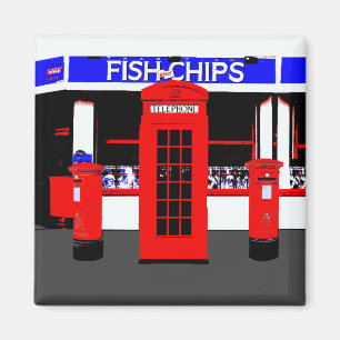 Aimant Icônes en anglais