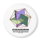 Icosaèdre Avec Rectangles D'Or (Géométrie)