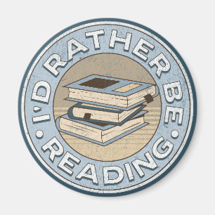 Aimant I'd rather be reading