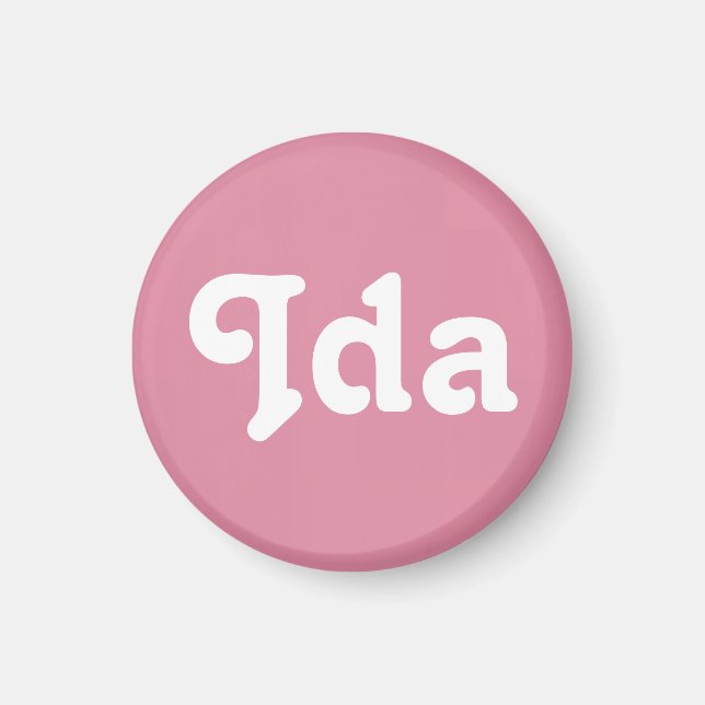 Aimant Ida d'aimant (Devant)