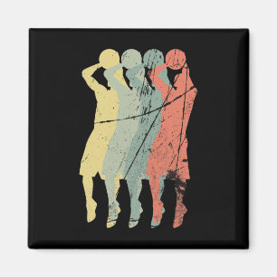 Aimant Idée cadeau du lecteur de sketll vintage Retro