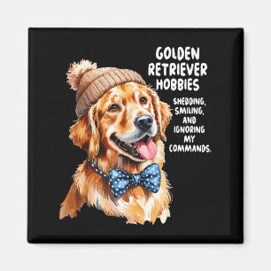 Aimant Idée de tenue Golden Retriever pour femmes et Retr