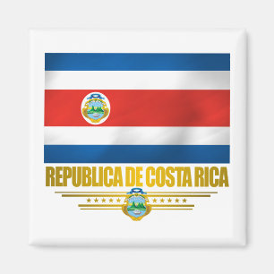 Aimant Idées cadeaux "Costa Rica Pride"