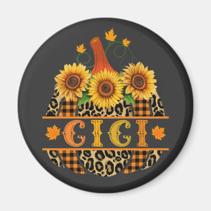 Aimant IGi Pumkin Leopard Print Sunflower Buffalo Plaid