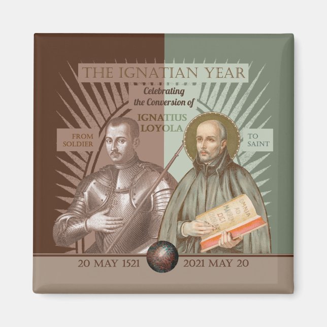 Aimant Ignatius Loyola : Du Soldat À Saint (SAE 004) (Devant)