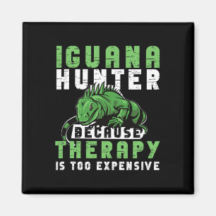 Aimant Iguana Chasse Conception Pour Chasseur Iguana