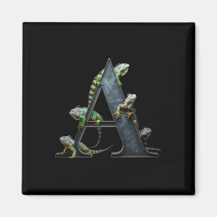 Aimant Iguanes Animaux Vintage Rap Hip-hop