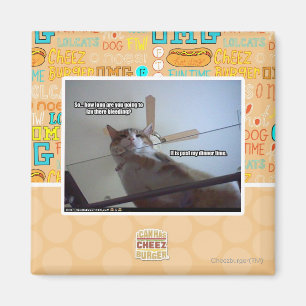 Aimant Il est plus tard que mon dîner