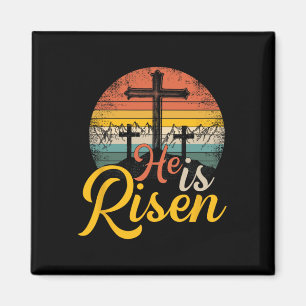 Aimant Il est ressuscité - Jésus chrétien de Pâques