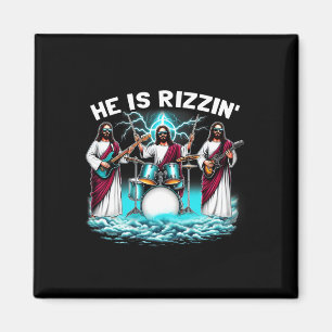 Aimant Il est Rizzin 'Jésus a Rizzen drôle chrétien Byn