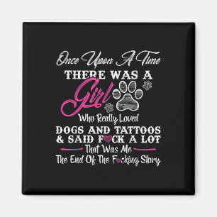 Aimant Il Était Une Fille Et Un Chien Tatouage