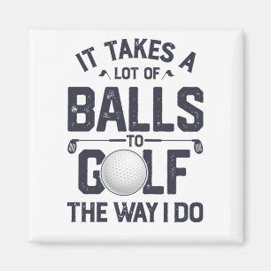 Aimant Il faut beaucoup de balles de golf maillot de golf