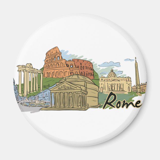 Aimant Il n'a pas été construit en un jour (Rome) (Devant)