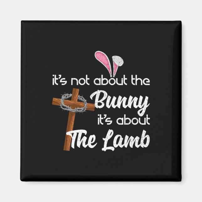 Aimant Il ne s'agit pas du lapin, il s'agit du mangeur d' (Devant)