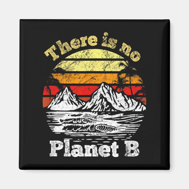 Aimant Il n'y a pas de planète B _5  (Devant)
