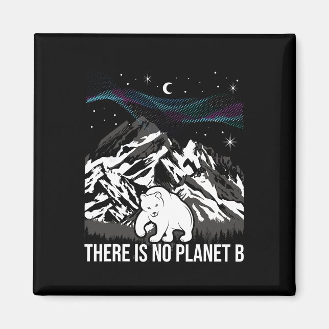 Aimant Il N'Y A Pas De Planète B - Protection De l'enviro (Devant)