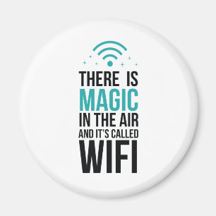 Aimant Il y a magique dans le ciel appelé Wi-Fi