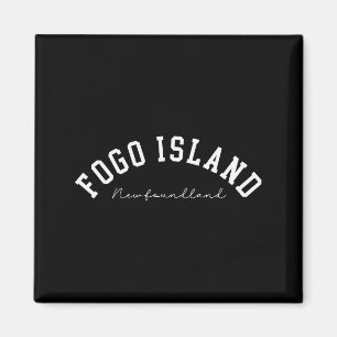 Aimant Île de Fogo Terre-Neuve Canada Collège Texte