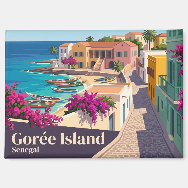 Aimant Île de Gorée Sénégal (Recto)