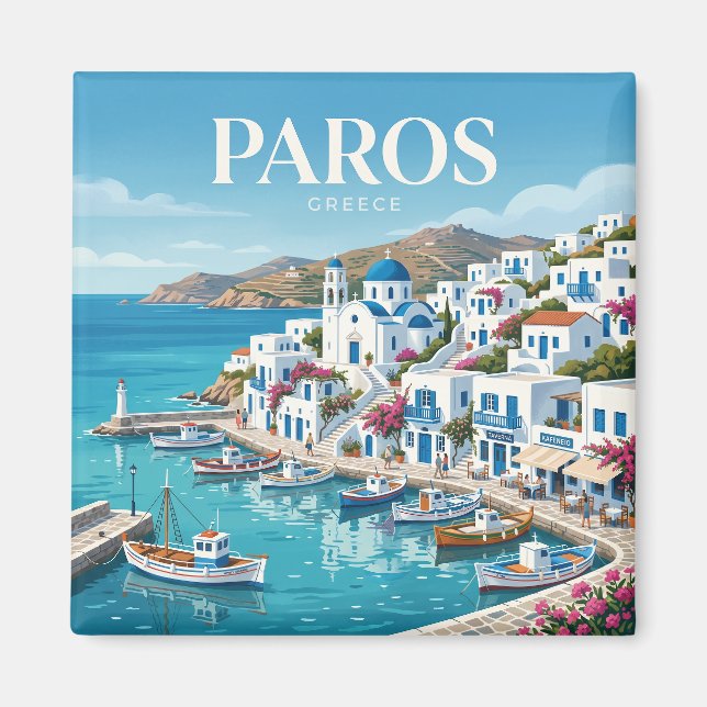 Aimant Île de Paros, Cyclades Grèce (Devant)