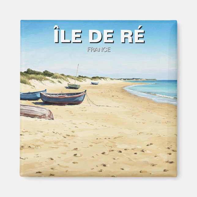 Aimant Île de Ré France Voyage (Devant)