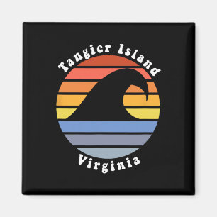 Aimant Île de Tangier Virginie Va Beach Souvenir de vacan