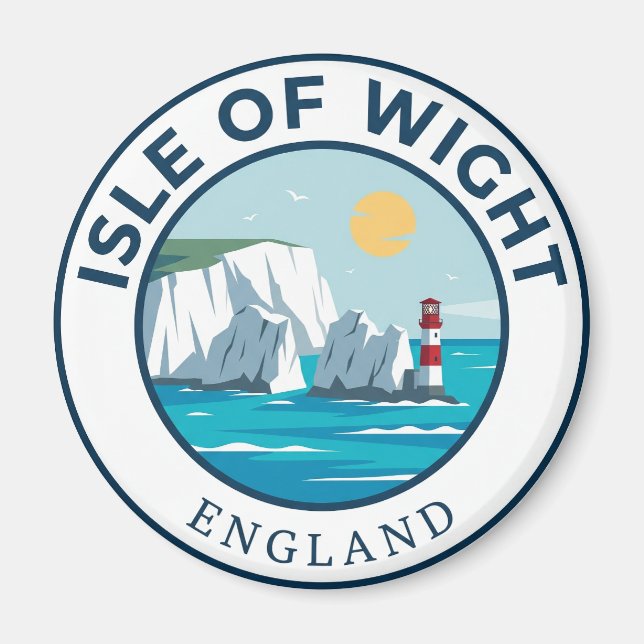 Aimant Île de Wight Angleterre (Devant)