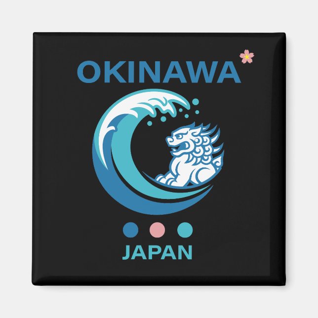 Aimant Île d'Okinawa Japon (Devant)