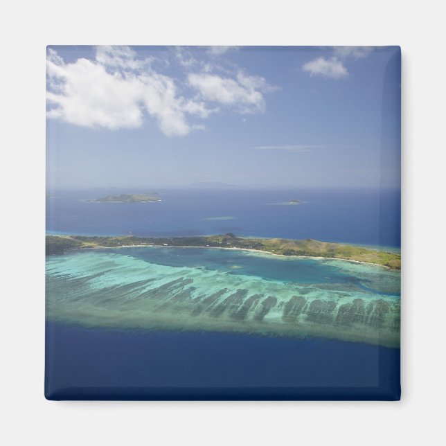 Aimant Île Mana et récif corallien, îles Mamanuca (Devant)