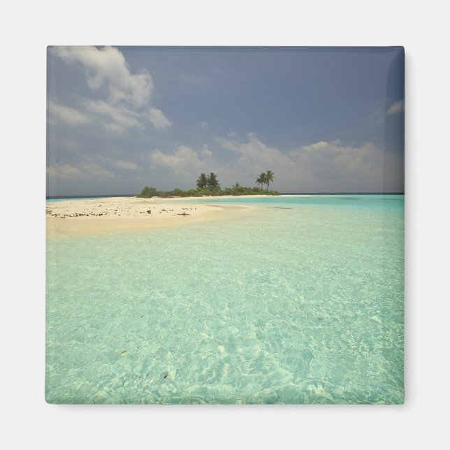Aimant Île Mathidhoo, inhabitée, Nord Huvadhoo (Devant)