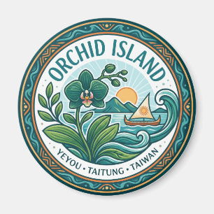 Aimant Île Orchidée, Yeyou, comté de Taitung, Taïwan